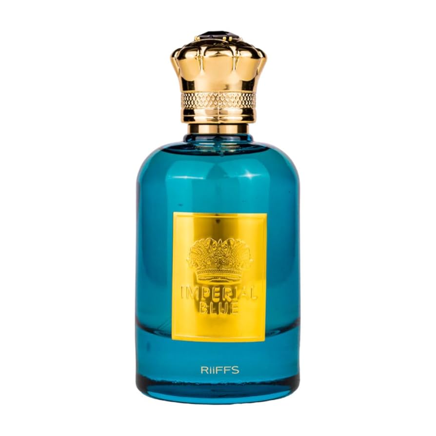 Perfume Árabe Azul Fresco Imperial Blue – Riiffs 100ml | Perfume árabe para hombre fresco