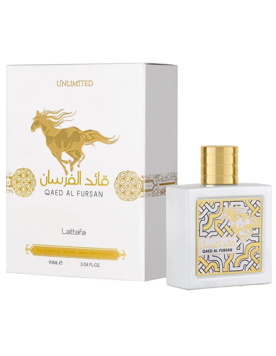 Perfume Árabe Qaed Al Fursan Unlimited – Lattafa 90ml | Perfume árabe unisex intenso y sofisticado